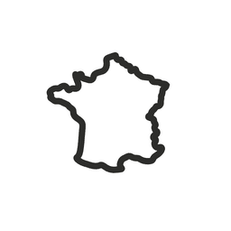 France Cookie Cutter STL File - 4 inches 3d model