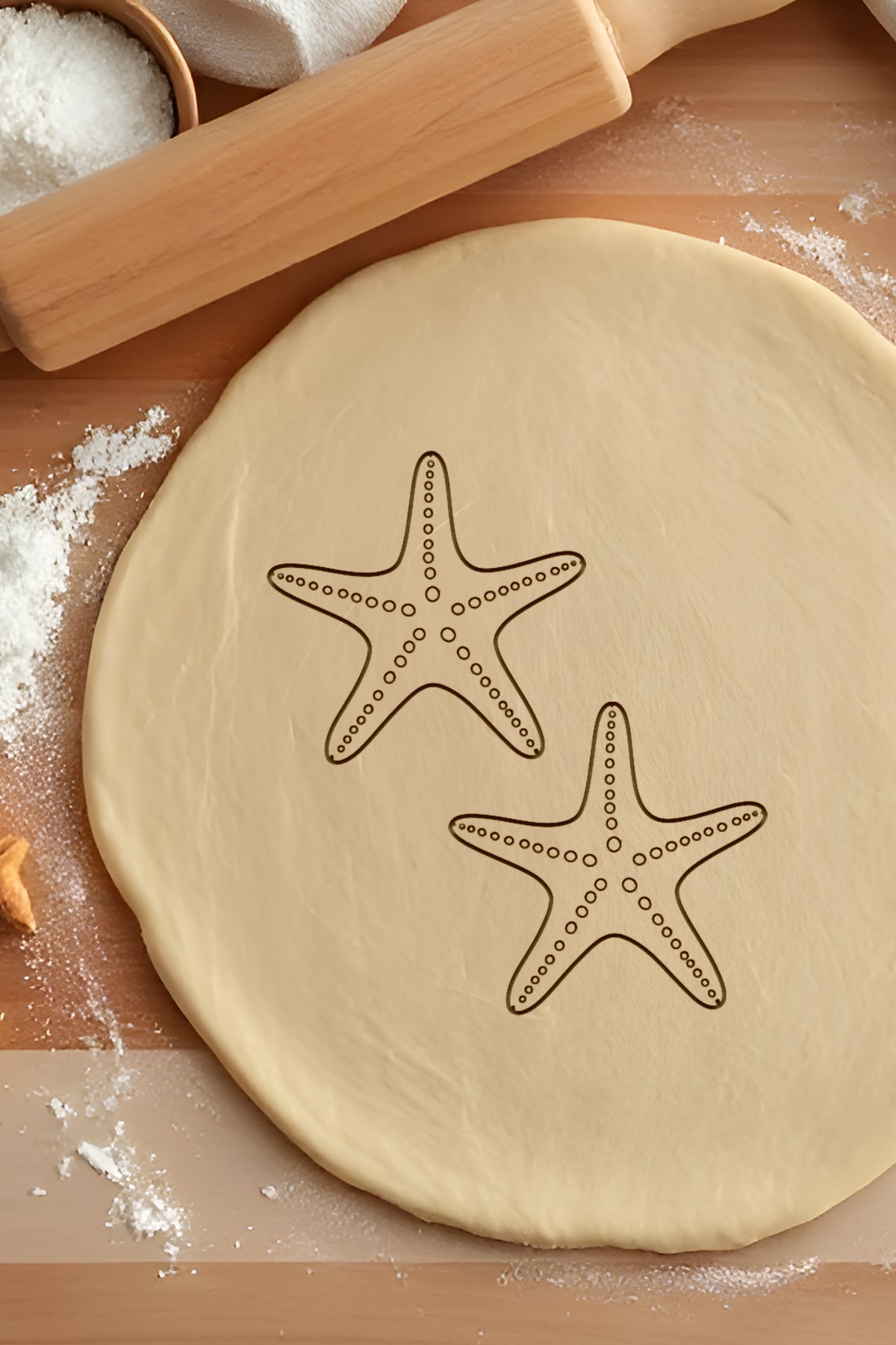 Starfish Cookie Cutter, Biscuit Cutter 3d model