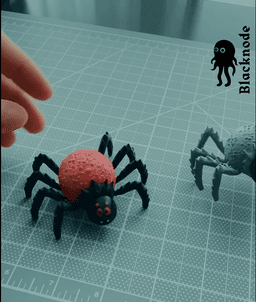 Cute Articulated Spider 3d model