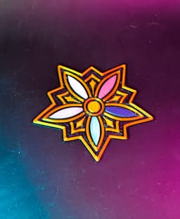 Rumi Flower Shoulder Patch - KPop Demon Hunters 3d model