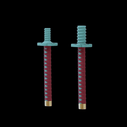 Uzui Pool Noodle Sword 3d model