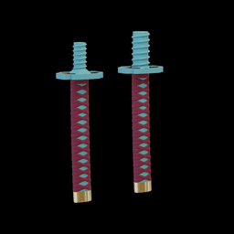 Uzui Pool Noodle Sword 3d model