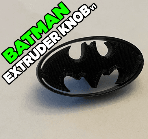 Batman Extruder Knob Ender 3 3d model