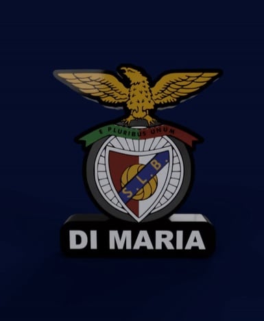 S.L. Benfica Sign - LED Strip Compatible 3d model