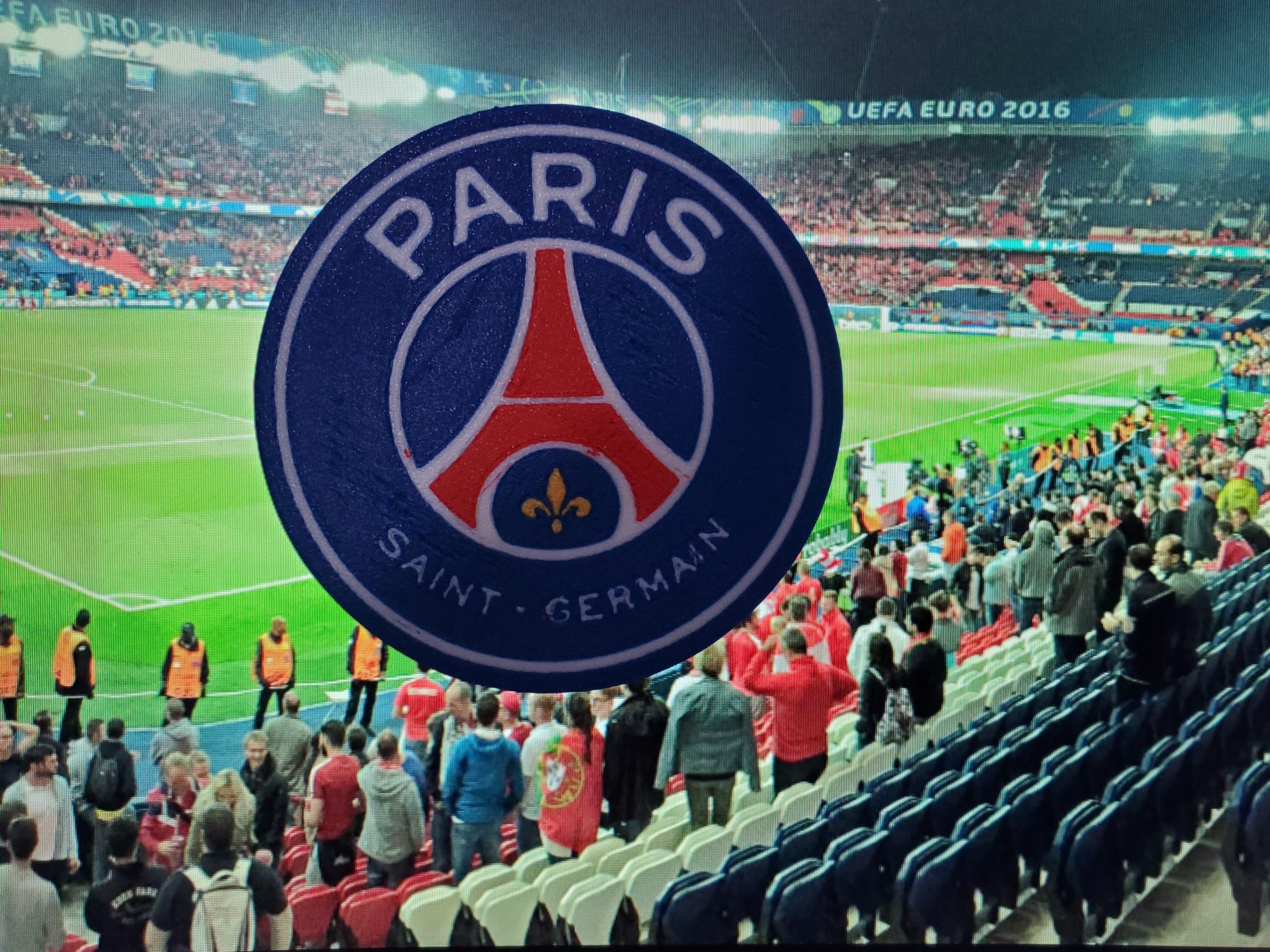 AMS / MMU Paris Saint-Germain {PSG} coaster or plaque 3d model