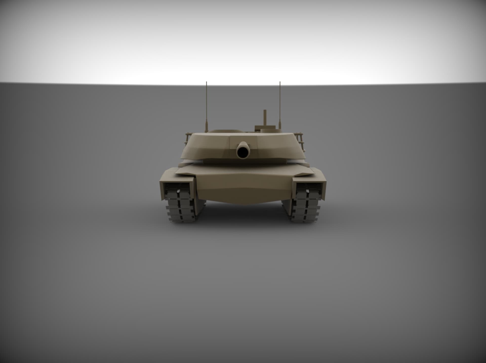 Abrams m1a2 tank.fbx 3d model