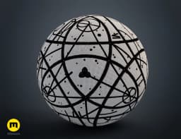 Ahsoka Star Map with Stand 3d model