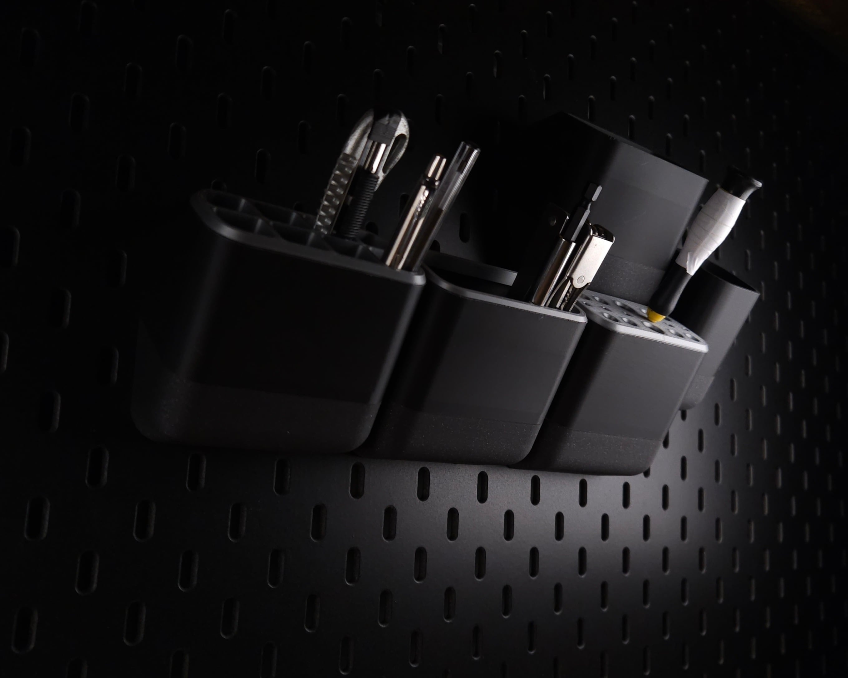 Skadis Pockets / Bins / Tool holder 3d model