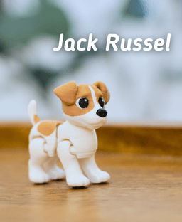 Ludo Jack Russel - Articulated Fidget Dog 3d model