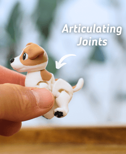 Ludo Jack Russel - Articulated Fidget Dog 3d model