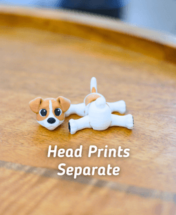 Ludo Jack Russel - Articulated Fidget Dog 3d model