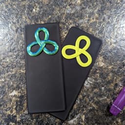 Triquetra (Trinity Knot) Bookmark 3d model