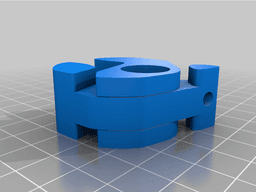 Flashlight clamp 3d model