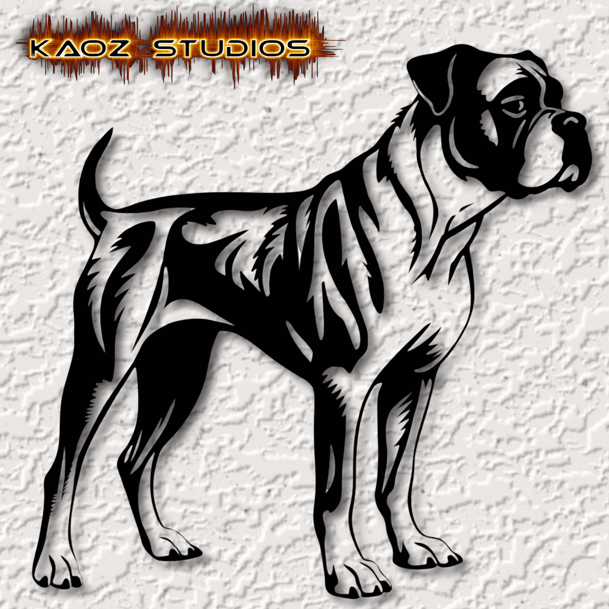 boxer dog wall art boxer wall decor puppy decoration 3d model