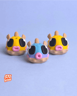 Cute articulated puffer fish - Puffy 3d model