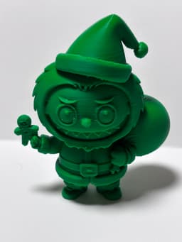Labubu christmas figurine 3d model