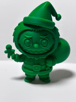 Labubu christmas figurine 3d model