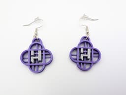Huntrix Inspired Earrings/Keychain 3d model