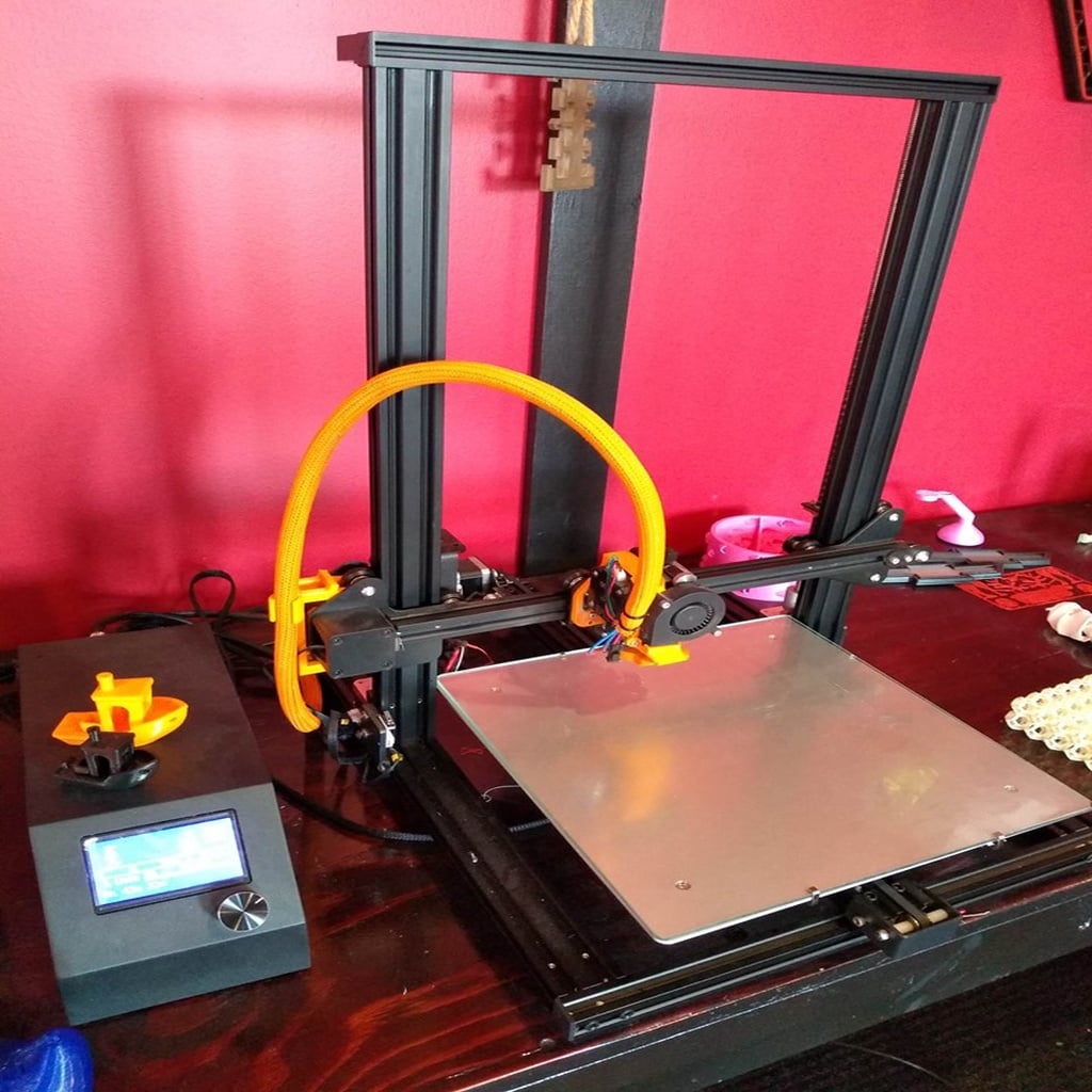 CR-10 PLUS ULTRA cable mount 3d model