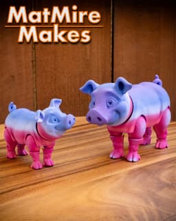 Pig - Articulated Figure 3d model