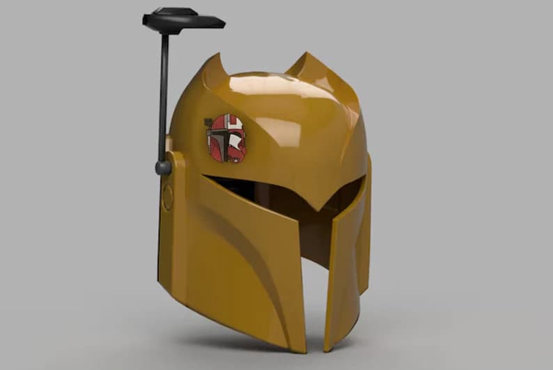 Ursa Wren Rebels Helmet 3D printable files Animated Female Mandalorian Star Wars Cosplay 3d model