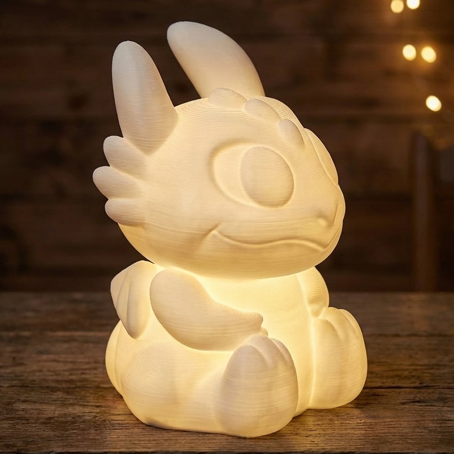 BABY DRAGON NIGHT LAMP 3d model