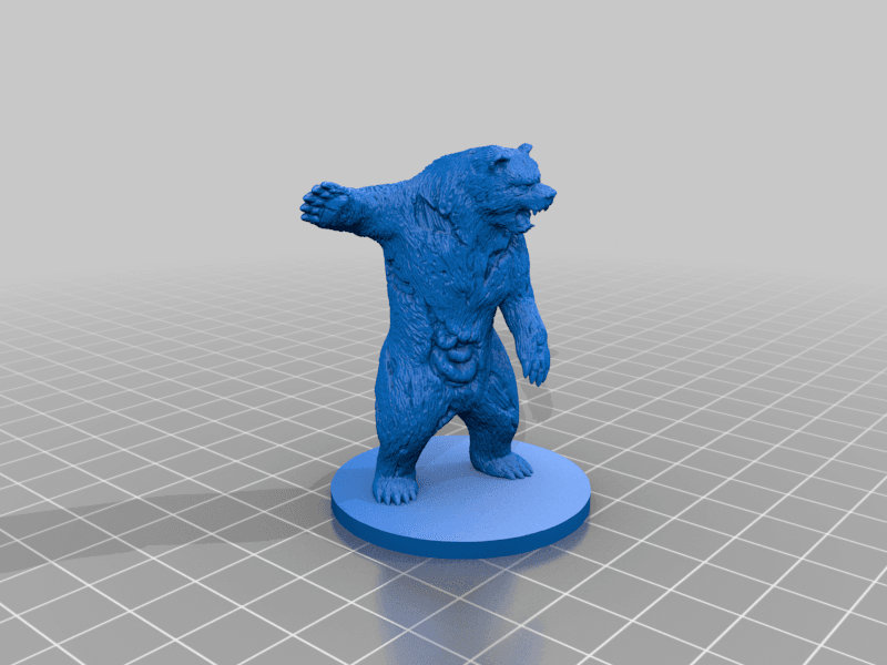 Zombie Bear 3d model
