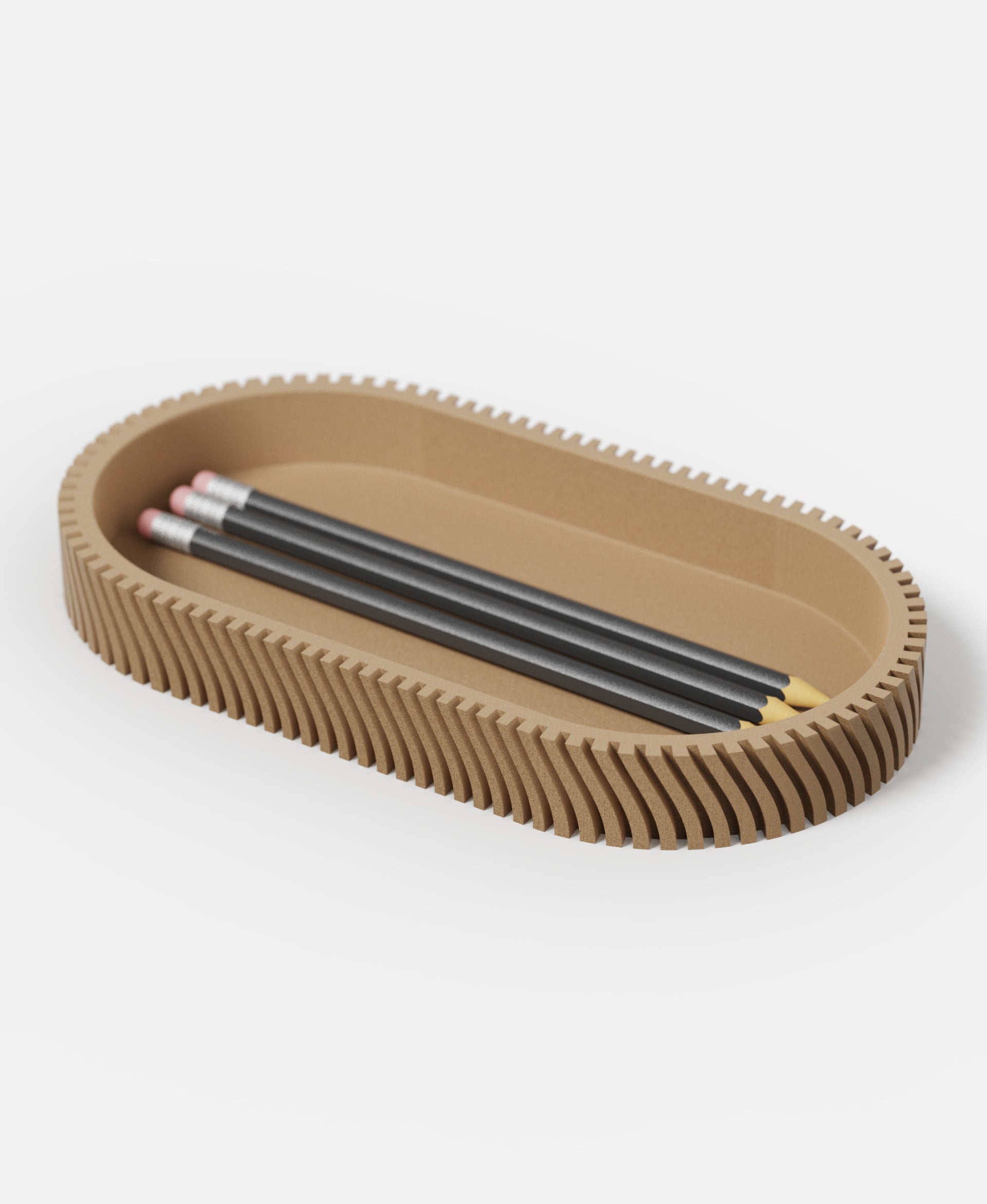 Tray - WAVE Collection - Desk Organizer Set 3d model