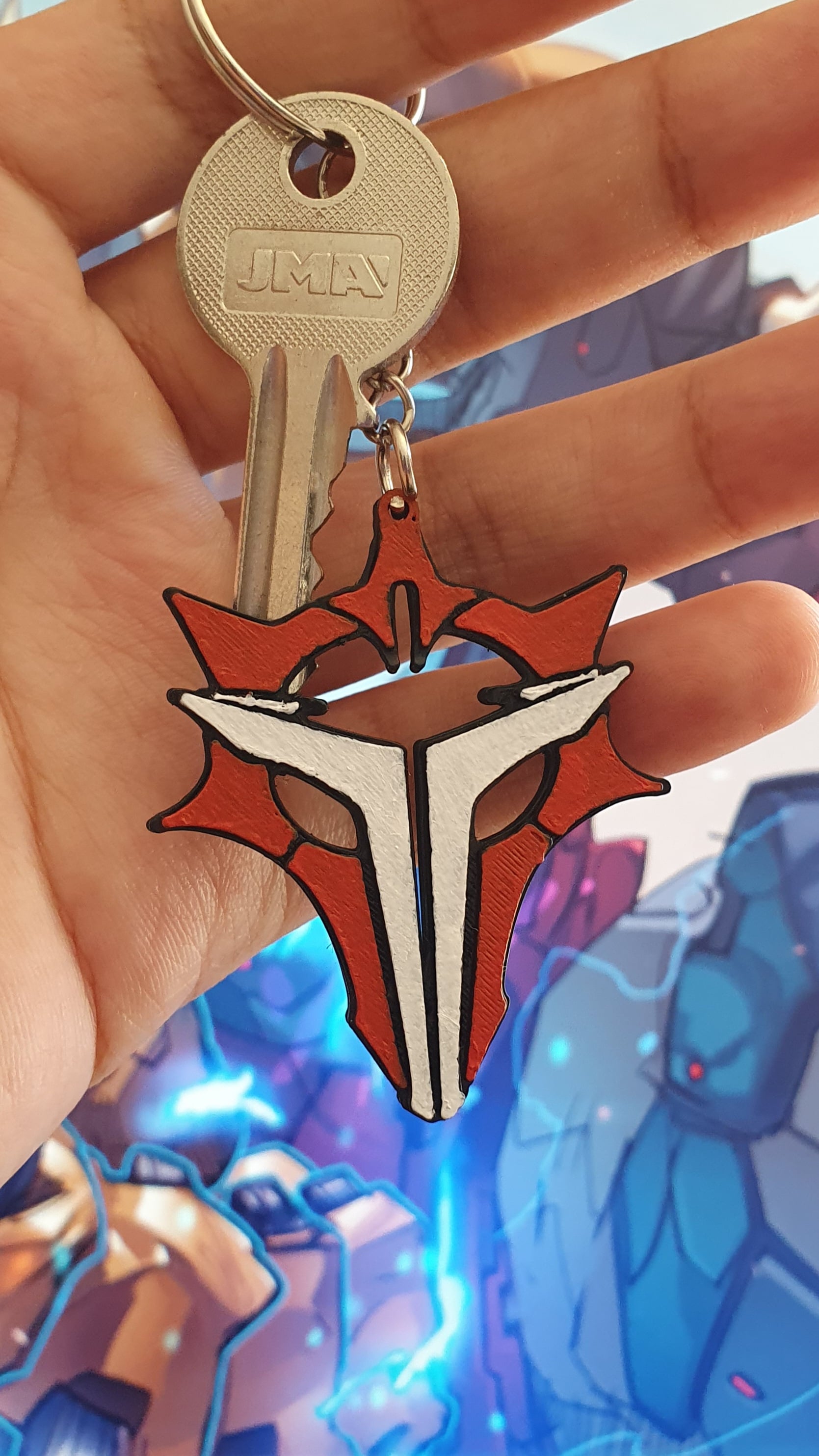 Talon Logo Keychain - Overwatch Prop - Easy Print 3d model