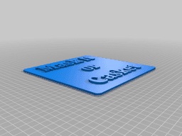 Mask It or Casket sign 3d model