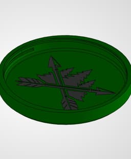 Ranger Dice Container And Tray Threaded 3d model