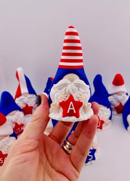 Patriotic Gnomes USA 3d model
