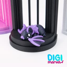 Bat Flexi + Keychain 3d model