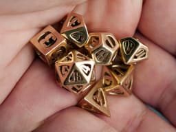 Thoroughly Modern Dice Set with Decader Mini 3d model