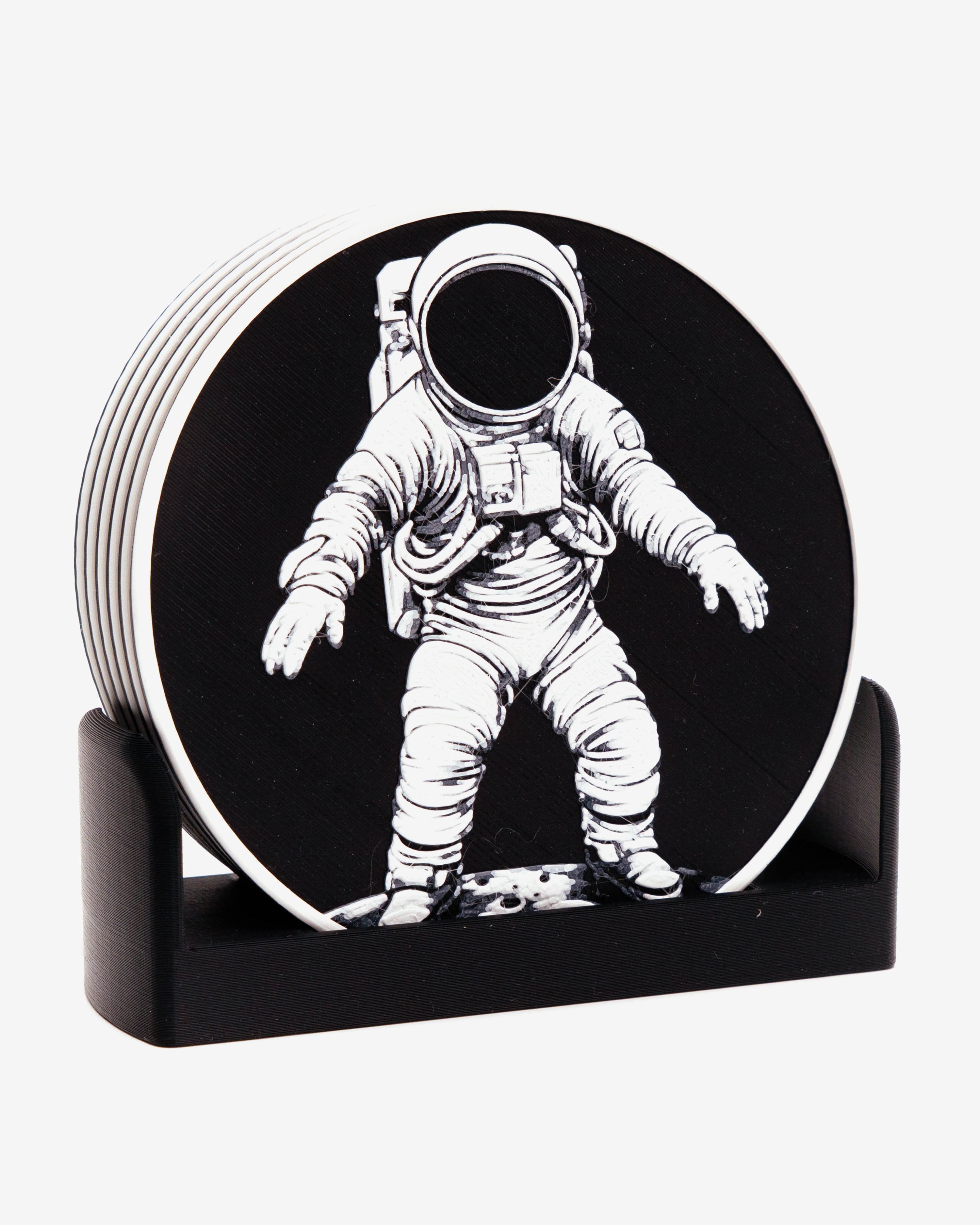 Astronaut Coasters 3d model