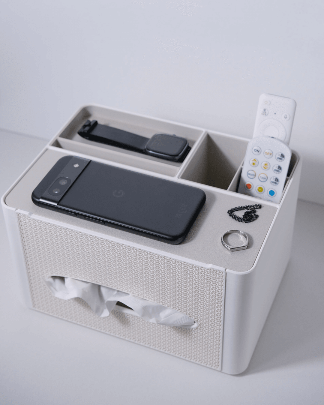 LunoBox Tissue Dispenser Bedside Organiser 3d model