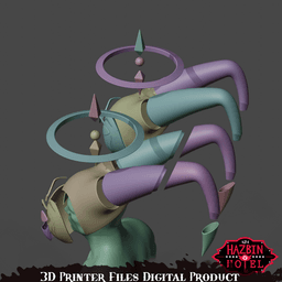 Adam Cosplay Helmet Hazbin Hotel 3d model