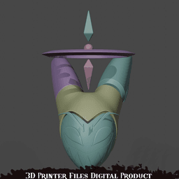 Adam Cosplay Helmet Hazbin Hotel 3d model