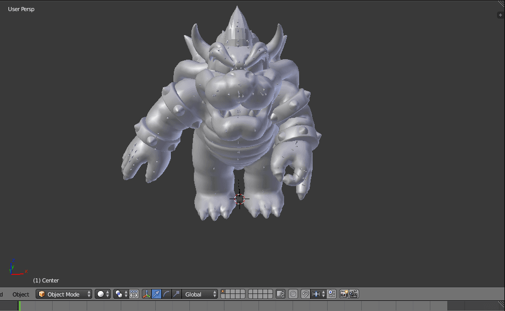Bowser_Circle_Game.stl 3d model