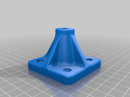Third Arm Clamp Surface Mount 3d model
