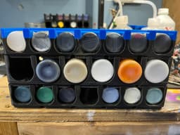 Gridfinity Pro Acyl and Minitaire Stackable Paint Storage .stl 3d model
