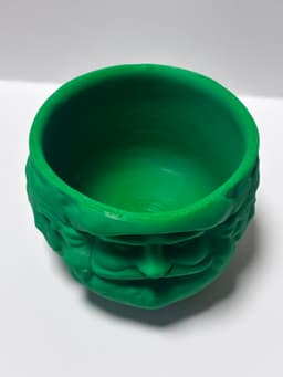 Santa claus candy bowl 3d model