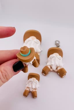 Cowboy Mini Gnome Flexi 3d model