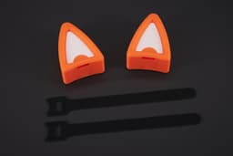 Cute Fox Ears for Headphones 3d model