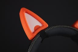 Cute Fox Ears for Headphones 3d model