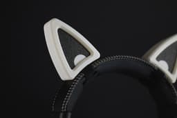 Cute Fox Ears for Headphones 3d model
