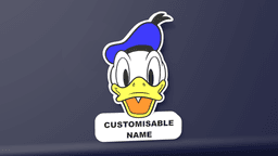 Donald Duck - LED Lightbox 3d model