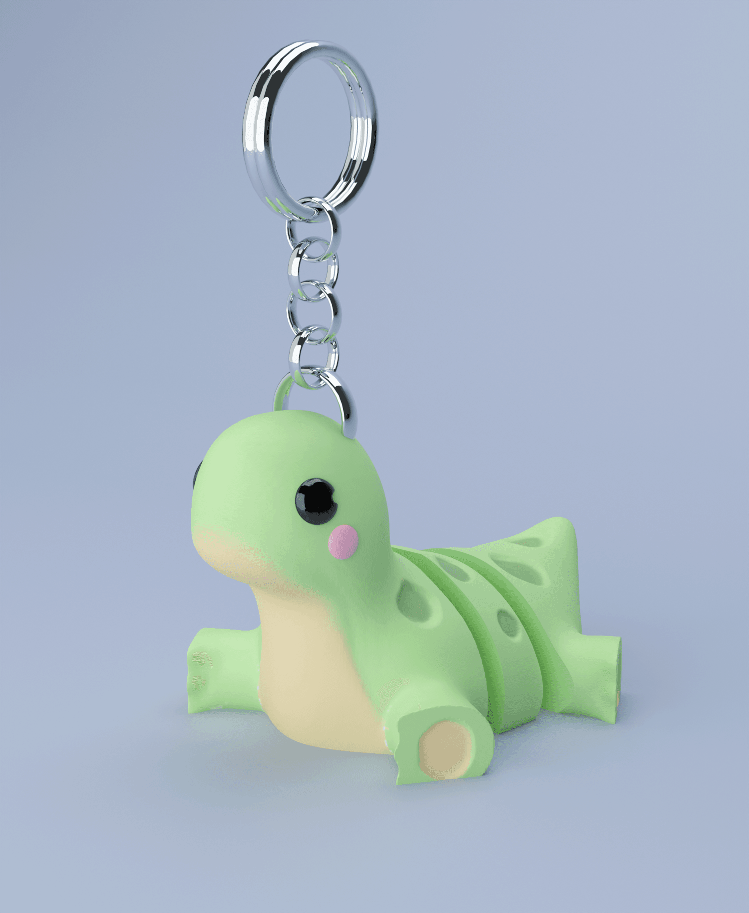 Flexi Dino Apatosaurus Keychain 3d model