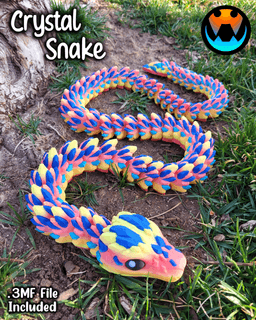 Crystal Snake 3d model