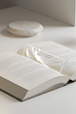 Moon And Bird Bookmark, Creativity Bookmark, Gift Idea 3d model